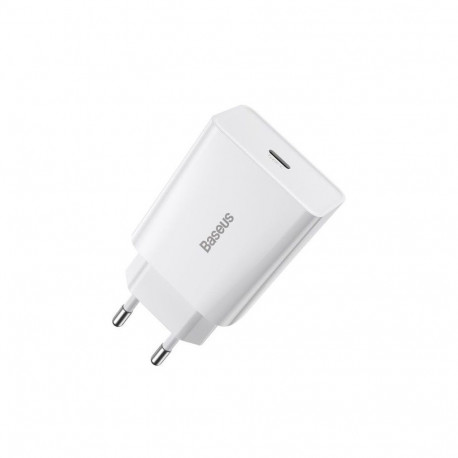 Baseus - Baseus CCFS-SN02 Speed Mini Charger USB-C 20W White