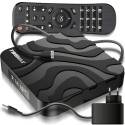 Smart tv box android 9 64bit 6k wifi 802.11n hdr + pilot wejście lan - e128
