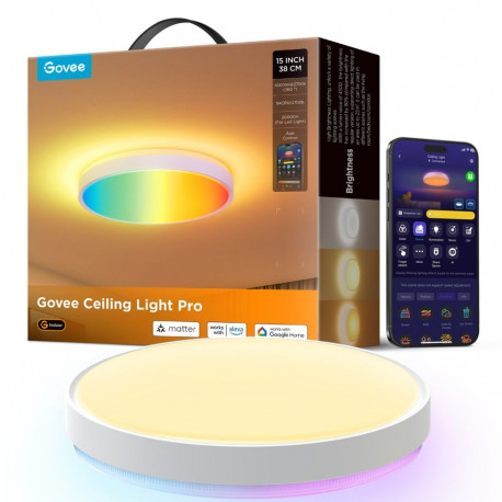 Govee Round Smart Ceiling Light | Lampa sufitowa LED | 4300lm | 2700K-6500K | 2.4GHz | Wi-Fi + BT
