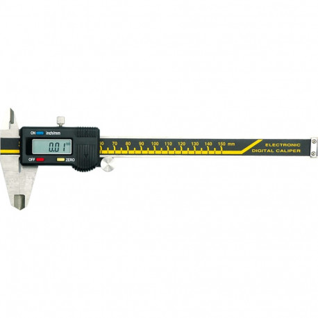 Digitālais kalibrs 150mm/0.01mm, VOREL, 15240, precizitāte ±0.02mm, LCD displejs