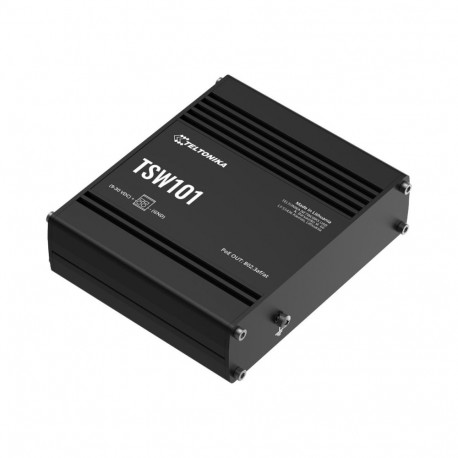 TELTONIKA NETWORKS TSW101 autotööstuse PoE+ gigabit ethernet lüliti