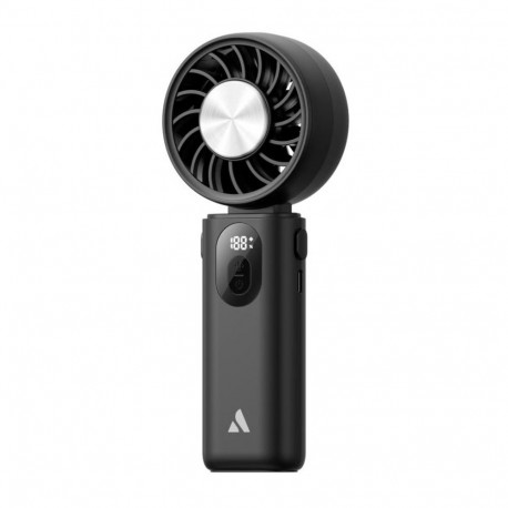 AECOOLY kokkupandav käeshoitav ventilaator Halo 04 Icing jahutusplaadiga, must