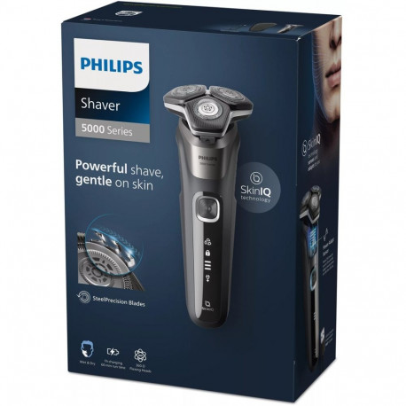 Philips meeste raseerija 5000 series S5887/30 pöörlev trimmer, must, hall