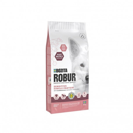 BOZITA Robur Sensitive Single protein Salmon - dry dog food - 12kg