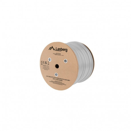 LANBERG LAN CABLE SFTP CAT.5E 305M SOLID CU LSZH GREY CPR + FLUKE PASSED