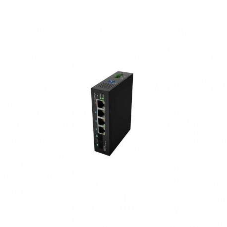 LANBERG ILGE-4P-2S-90 LIGHT INDUSTRIAL POE SWITCH 1XBT 3XAT 2XSFP DIN GIGABIT ETHERNET