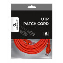 Patch cord Cat.6 UTP 3m red