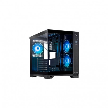 Chieftec korpus Visio GM-30B-TG-OP 2x karastatud klaasiga, must