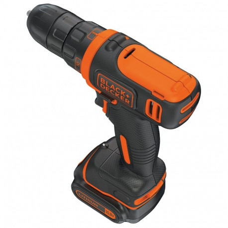 Black & Decker võtmevaba puur BDCDD12-QW, must, oranž