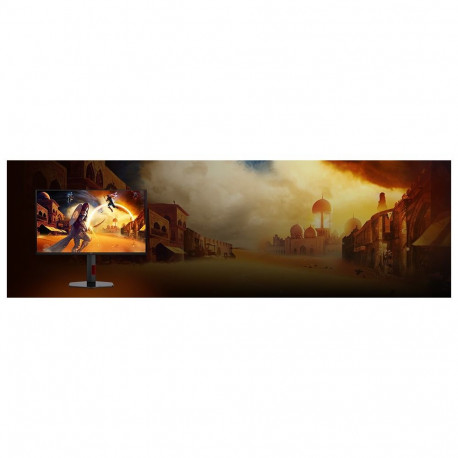 AOC arvutimonitor G4 Q27G4ZDR 67.3cm (26.5") 2560 x 1440 pixels Quad HD QD-OLED, must, punane