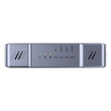 UNITEK Obudowa RAID 2xM.2 NVMe/SATA 20Gbps z klonowaniem offline SSD enclosure Grey M.2