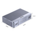 UNITEK Obudowa RAID 2xM.2 NVMe/SATA 20Gbps z klonowaniem offline SSD enclosure Grey M.2