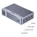 UNITEK raid-korpus 2xM.2 NVMe/SATA 20Gbps võrguta kloonimisega, hall
