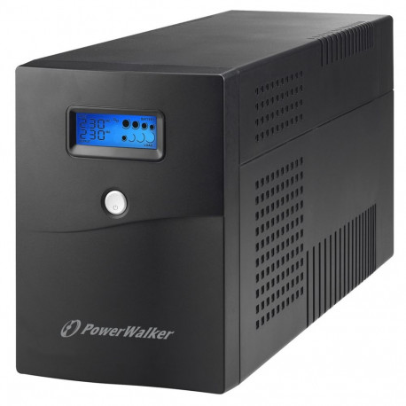 PowerWalker ups VI 3000 SCL FR liin-interaktiivne 3kVA 1800W 4 AC väljundit