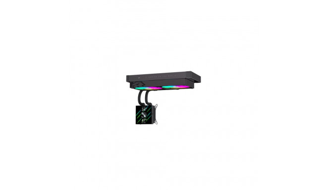 Gamemax CPU Liquid Cooler | GLACIER 240 LCD BK | Black