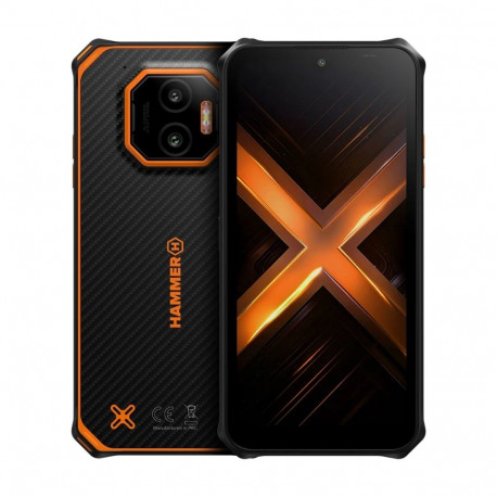 HAMMER Energy X2 15.5 cm (6.1") Dual SIM Android 15 4G USB Type-C 6 GB 128 GB 5000 mAh Black, Orange