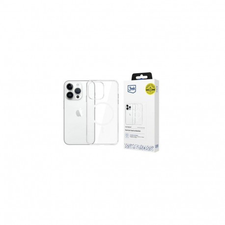 3MK Clear MagCase mobile phone case 15.5 cm (6.12") Cover Transparent