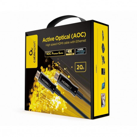 CABLE HDMI-HDMI 20M AOC/CCBP-HDMI-AOC-20M-02 GEMBIRD