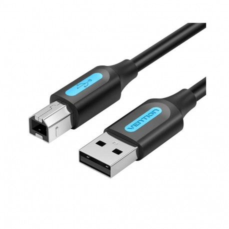 CABLE USB2.0 MALE TO MALE/1.5M BLACK COQBG VENTION