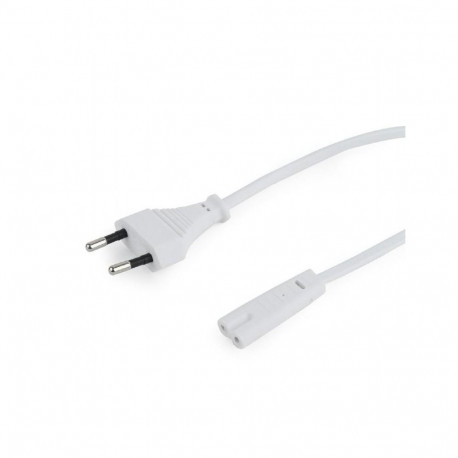 CABLE POWER EU 1.8M/WHITE PC-184/2-W GEMBIRD