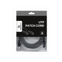 PATCH CABLE CAT6 UTP 5M/BLACK PP6U-5M/BK GEMBIRD