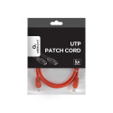 PATCH CABLE CAT5E UTP 1.5M/RED PP12-1.5M/R GEMBIRD