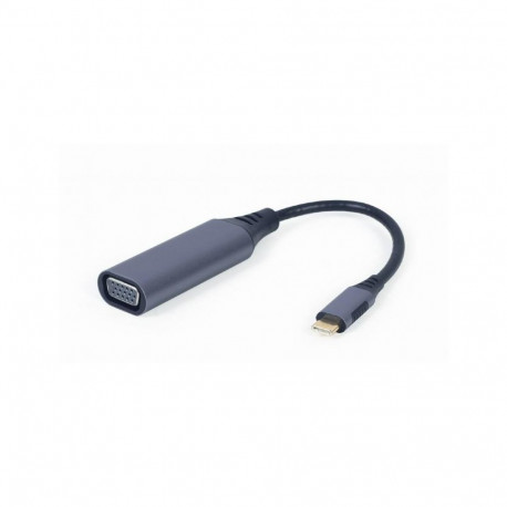 I/O ADAPTER USB-C TO VGA/GREY A-USB3C-VGA-01 GEMBIRD