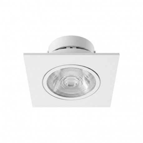 Synergy 21 Helios LED süvistatav laevalgusti, valge, ruudukujuline, suunatav, soe valge