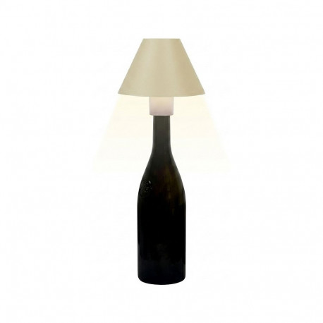"Synergy 21 LED Tischleuchte Akku für Flaschen, outdoor IP54, Touch Switch dimmbar, gelb"