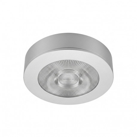 Synergy 21 LED Helios hõbedane ümmargune süvistatav laevalgusti, pindpaigaldusraam