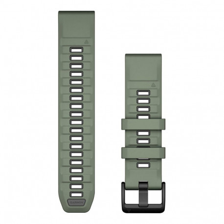 "Garmin Ersatzarmband QuickFit 22mm Silikon Weidengrn/Graphit"