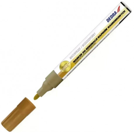 Dedra marker for tombstones 2.5mm, gold