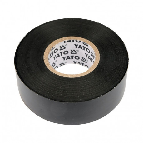 Yato elektriisolatsiooniteip YT-8174, 25mm, 20m, 0.19mm, PVC, must, EN60454-3-1-1/F-PVC/60/R-Tp, >40