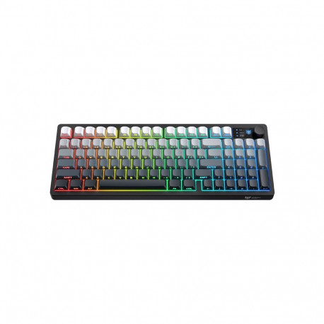 Onikuma MT902 2.4G Gaming Keyboard (Black and White Gradient)