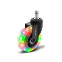 Caster Wheel - Trust 25803 Illuminated Polypropylene & Polyurethane 5Pcs
