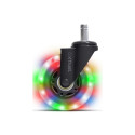 Caster Wheel - Trust 25803 Illuminated Polypropylene & Polyurethane 5Pcs