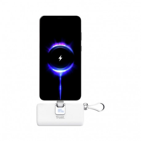 Power Bank - Trust Pacto 5000 mAh, 3.1 A Output, USB-C, White