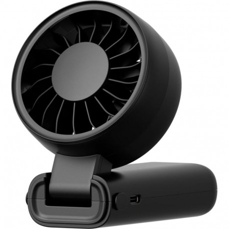 Portable Fan - AECOOLY Halo 04 Handheld 5 Speed 173g 174mm Black