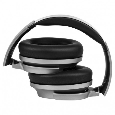 Headphones - Buxton BHP 18000 Bluetooth, 60H Playback, USB Type-C, Silver
