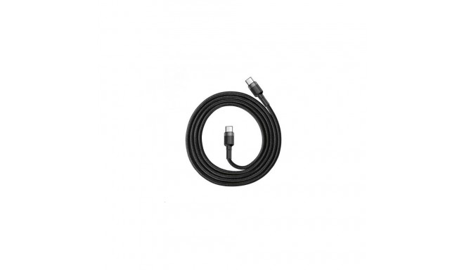 USB Cable - Baseus Cafule 2M USB C 60W 480MB/s Black