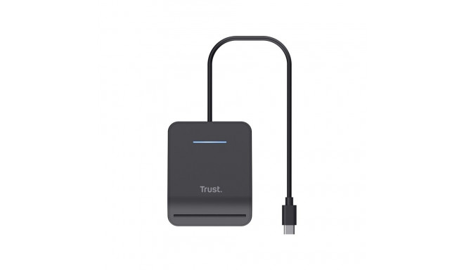 Universal Smart Card Reader - Trust Primo USB Type-C Compatible With DNIe 3.0 Black