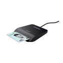 Universal Smart Card Reader - Trust Primo USB Type-C Compatible With DNIe 3.0 Black