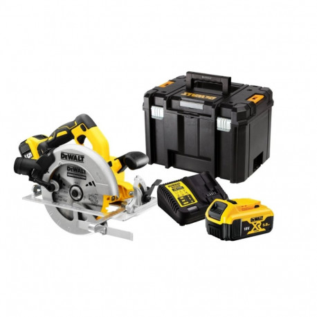 Power Tool - DeWALT DCS570P2-QW Circular Saw 18.4 cm 5500 RPM Yellow