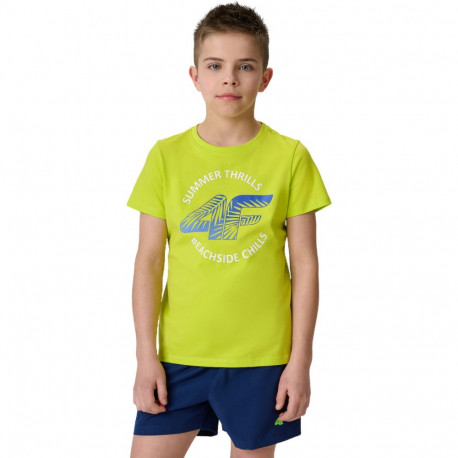 Koszulka dla chłopca 4F M3284 soczysta zieleń 4FJWSS26TTSHM3284 45S 164cm