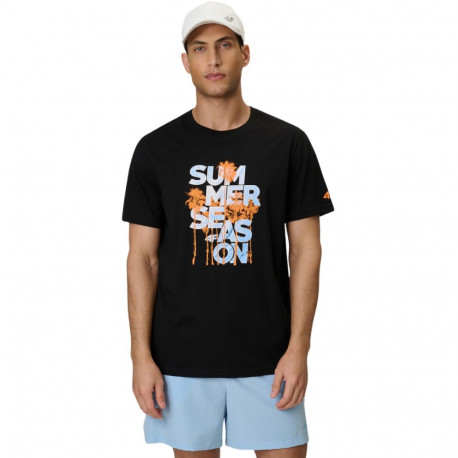 4F meeste t-särk M2784 4FWSS26TTSHM2784 20S S, sügav must