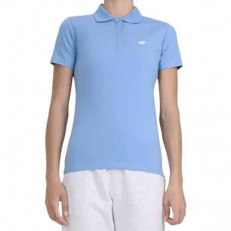 Koszulka damska polo 4F F0768 denim 4FWMM00TPTSF0768 32S