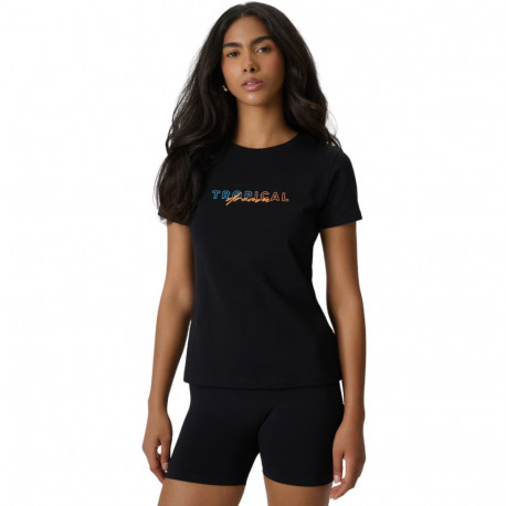 Koszulka damska 4F F2717 głęboka czerń 4FWSS26TTSHF2717 20S 2XL