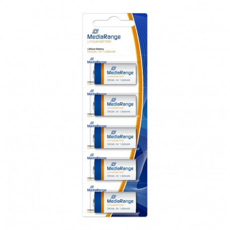MediaRange liitiumpatareid CR123A MRBAT150 3V/5PCS