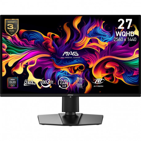 MonitorMSI26.5 "2560 x 1440 pixelsWide Quad HDNative aspect ratio 16:9QD-OLEDFlatMAG274QPQD-OLEDX24 