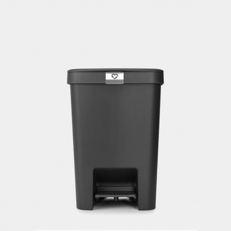 BRABANTIA prügikast StepUp 25l 800269 pedaaliga, tumehall